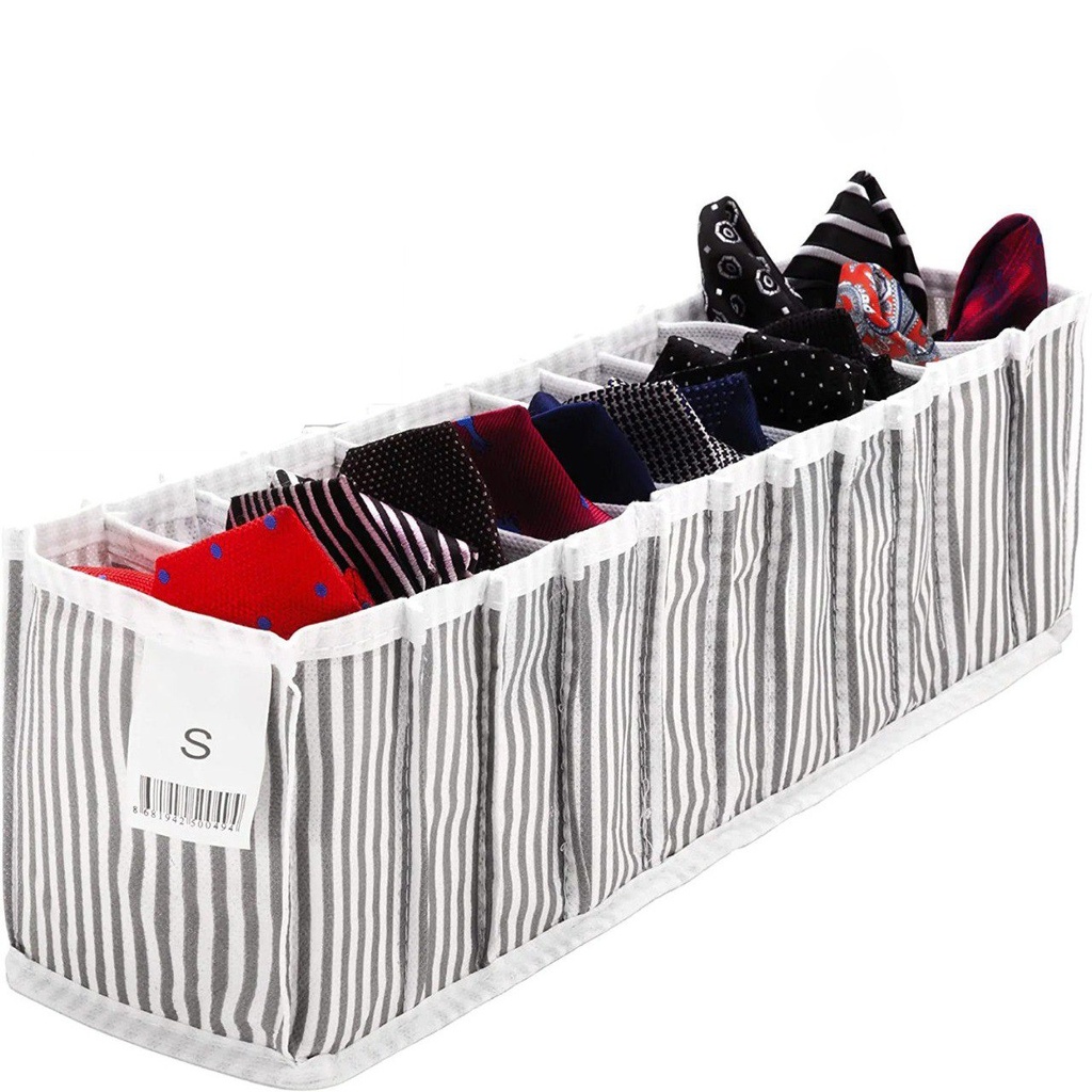 منظم ملابس 3 قطع بمقاسات مختلفة لتنظيم البناطيل والقمصان والتيشرتات والملابس الداخلية داخل الدواليب والادراج