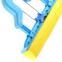 مساحة تنظيف الارضيات والباركيه والسيراميك ذاتية العصر بيد معدن طويلة بمقبض بلاستيك مريح