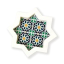 طقم صواني رمضان 4 قطع هلال وفانوس ونجمة لتقديم العصائر والمكسرات للضيوف