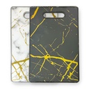 لوح تقطيع اللحوم والخضروات والفواكه بشكل رخامي مميز بالوان مختلفة