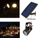 كشاف ومصباح شمسي لاضاءة الحدائق والممرات 5 قطع مع ريموت كنترول للتحكم عن بعد