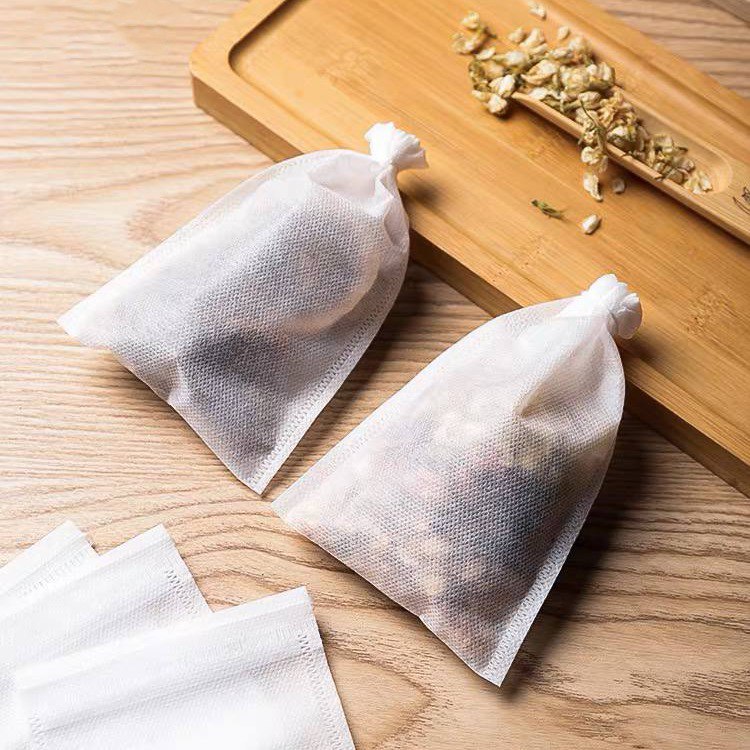 مجموعة اكياس فلتر للشاي والاعشاب 100 قطعة للاستعمال مره واحده