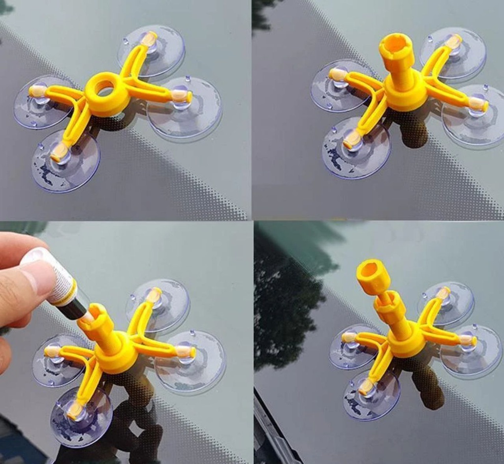 Cracked Glass Repair Kit لإصلاح الأضرار الزجاجية