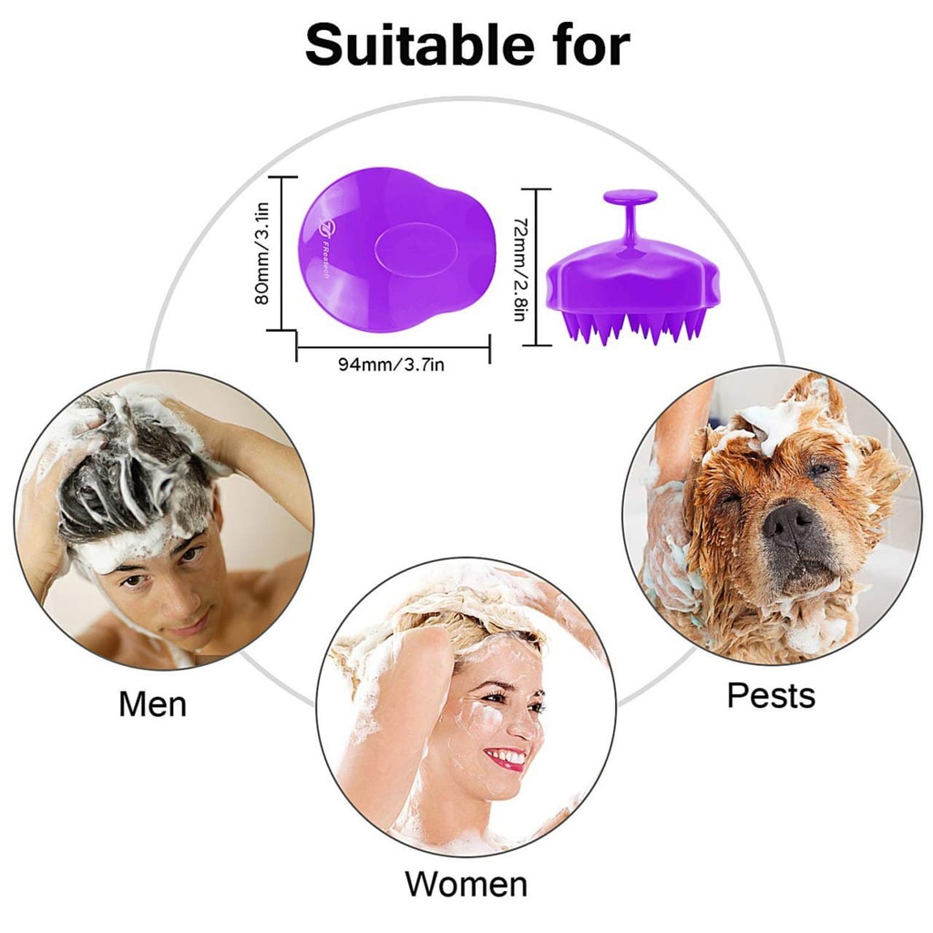 فرشة تدليك ومساج الرأس السيليكون