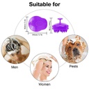 فرشة تدليك ومساج الرأس السيليكون