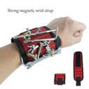 سوار معصم مغناطيسي حامل ومنظم للمسامير والمفكات لسهولة الرؤية اثناء الاستخدام