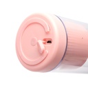 خلاط فواكه وخضروات محمول يو اس بي 420 ملي لعمل العصائر والمشروبات الصحية في الجيم والسفر والرحلات