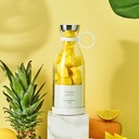 خلاط فواكه وخضروات محمول يو اس بي 420 ملي لعمل العصائر والمشروبات الصحية في الجيم والسفر والرحلات