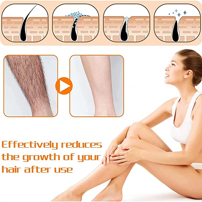 حجر كريستال سحري لازالة شعر الجسم بدون الم للسيدات والرجال