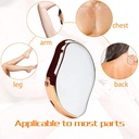 حجر كريستال سحري لازالة شعر الجسم بدون الم للسيدات والرجال