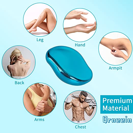 حجر كريستال سحري لازالة شعر الجسم بدون الم للسيدات والرجال