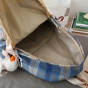 مجموعة شنط 4 قطع للمدارس وحمل متعلقات الاطفال الوان مختلفة