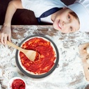 صينية صنع وتقديم بيتزا سيليكون غير لاصق 30 سم