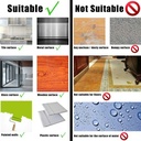 ورق حائط شكل معدني وتربروف بديل الدهانات بلزق دبل فيس قوي لتجديد الديكور