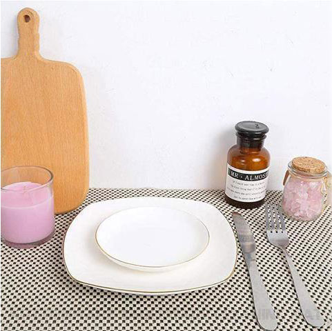 مفرش وبطانة مضاده للانزلاق لتجفيف الاطباق والاواني وللادراج والدواليب قابل للقص والغسيل