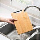 لوح تقطيع خشب 40*30 للحوم والخضروات والفواكه بيد معدن