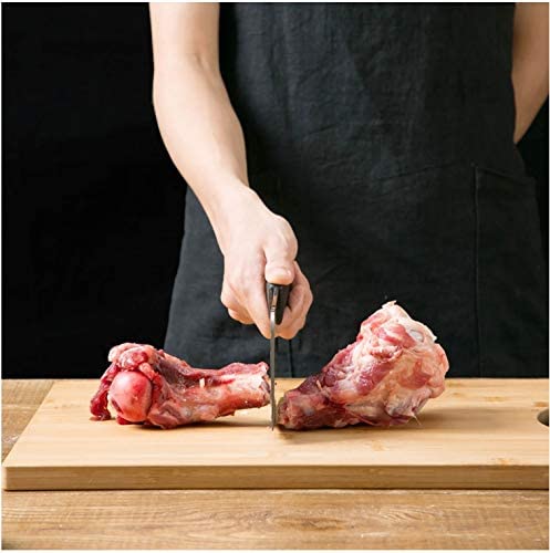 لوح تقطيع خشب 40*30 للحوم والخضروات والفواكه بيد معدن