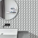 ورق حائط شكل معدني وتربروف بديل الدهانات بلزق دبل فيس قوي لتجديد الديكور