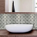 ورق حائط شكل معدني وتربروف بديل الدهانات بلزق دبل فيس قوي لتجديد الديكور