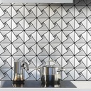 ورق حائط شكل معدني وتربروف بديل الدهانات بلزق دبل فيس قوي لتجديد الديكور