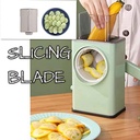 قطاعة ومبشرة يدوية 3 رؤوس للخضار والفواكه والجبن والشوكلاته عملية وسهلة الاستخدام