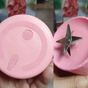 خلاط فواكه وخضروات محمول يو اس بي 420 ملي لعمل العصائر والمشروبات الصحية