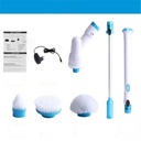 فرشاة تنظيف دوارة تعمل بالشحن متعددة الأستخدام للسيراميك والأحواض والبلاط والزجاج