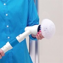 فرشاة تنظيف كهربائية دوارة ب 3 روؤس مختلفة تعمل بالشحن للسيراميك والأحواض والبلاط والزجاج