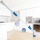 فرشاة تنظيف كهربائية دوارة ب 3 روؤس مختلفة تعمل بالشحن للسيراميك والأحواض والبلاط والزجاج