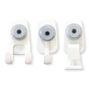 شماعة هوك 3 قطع لتعليق الملابس وادوات المطبخ والحمام ذاتي اللصق بدون تخريم وحفر