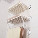 أرفف وفواطة ومنظم الحمام برفين المميز