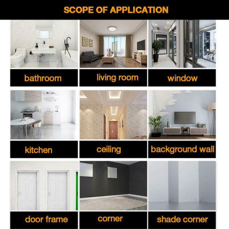 شريط ديكور لاصق لفواصل الأرضيات والجدران والأسقف