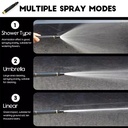 مسدس مياه عالي الضغط لتنظيف السيارات والارضيات ورش وري الحدائق