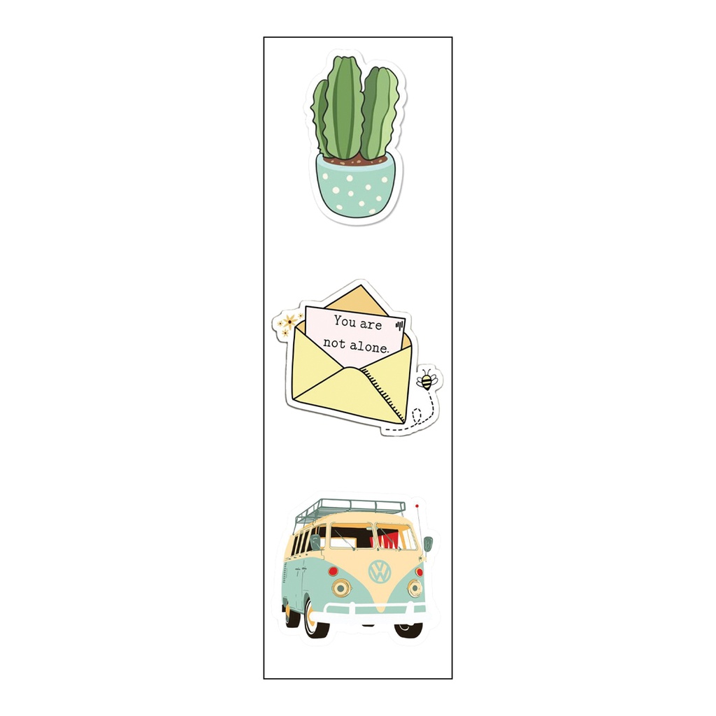 لا تدع الأشياء التافهه تدمر سعادتك Vinyl Sticker Pack Reusable &amp; Waterproof