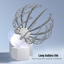 جهاز تدليك ومساج الرأس بوصلة يو اس بي للاسترخاء والتخلص من الصداع وتنشيط الدورة الدموية لتحفيز نمو الشعر