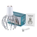 جهاز تدليك ومساج الرأس بوصلة يو اس بي للاسترخاء والتخلص من الصداع وتنشيط الدورة الدموية لتحفيز نمو الشعر