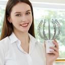 جهاز تدليك ومساج الرأس بوصلة يو اس بي للاسترخاء والتخلص من الصداع وتنشيط الدورة الدموية لتحفيز نمو الشعر