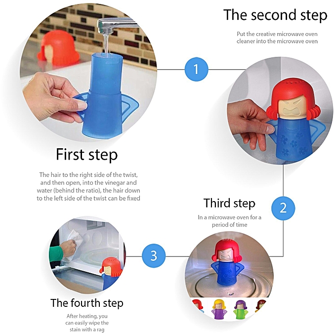 منظف الميكروويف ببخار الماء والخل انجري ماما