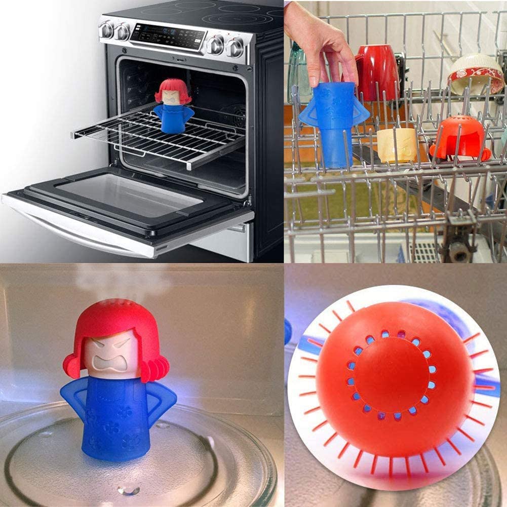 منظف الميكروويف ببخار الماء والخل انجري ماما