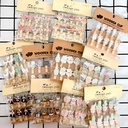 طقم 10 مشابك صور خشبي بأشكال مختلفة لتزين الحائط والمنزل بالصور المفضلة وتجديد الديكور