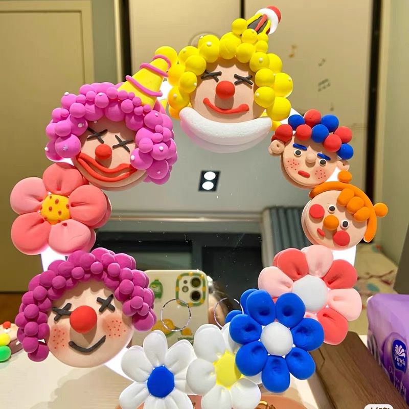 صلصال فوم غير سام 12 قطعة بألوان مختلفة سهل التشكيل للعب وتنمية مواهب ومهارات الأطفال