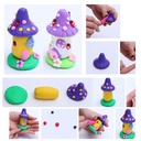 صلصال فوم غير سام 12 قطعة بألوان مختلفة سهل التشكيل للعب وتنمية مواهب ومهارات الأطفال