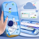 مقلمة اشكال فضائية ثري دي لتنظيم ادوات الدراسة كالاقلام والبرايات والالوان متعددة الاستخدام