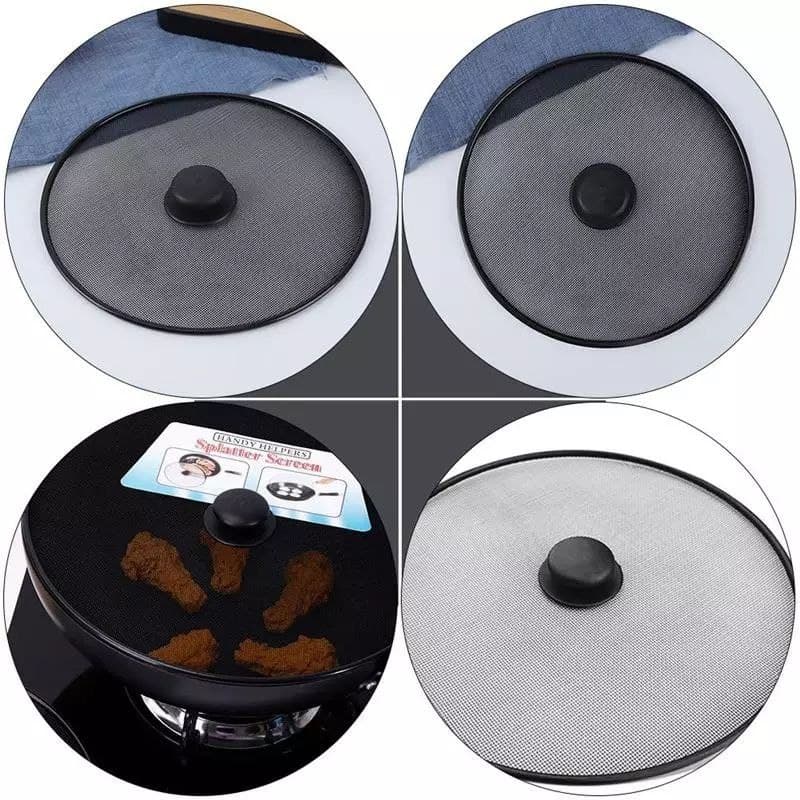 مانع طرطشة الزيت اثناء الطهي بمقبض