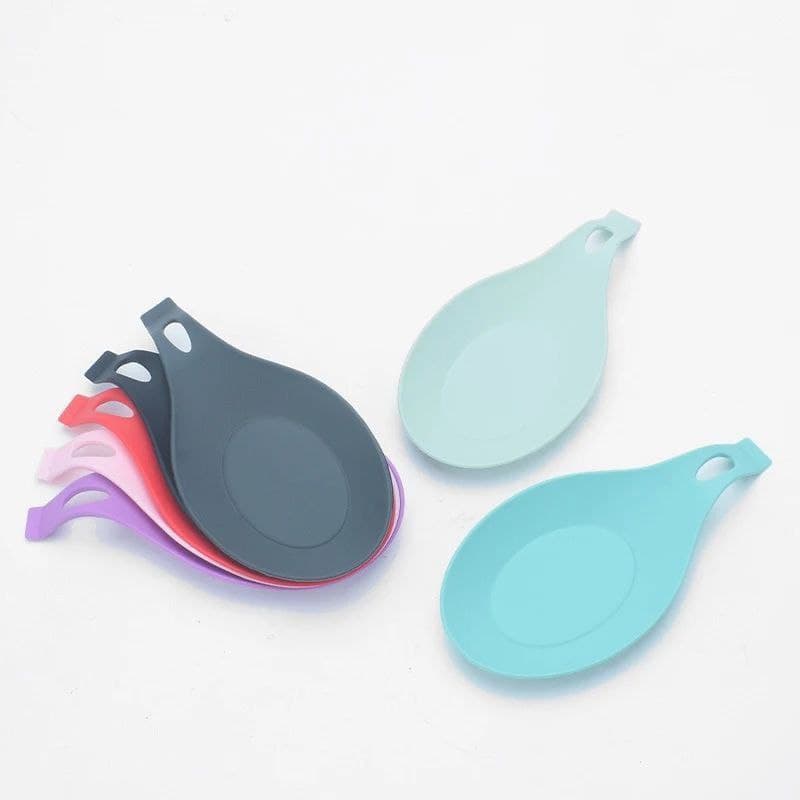 حامل ومنظم مغرفة ومعالق الطبخ سيليكون