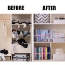 منظم القمصان وتطبيقها داخل الدولاب وأثناء السفر 5 قطع