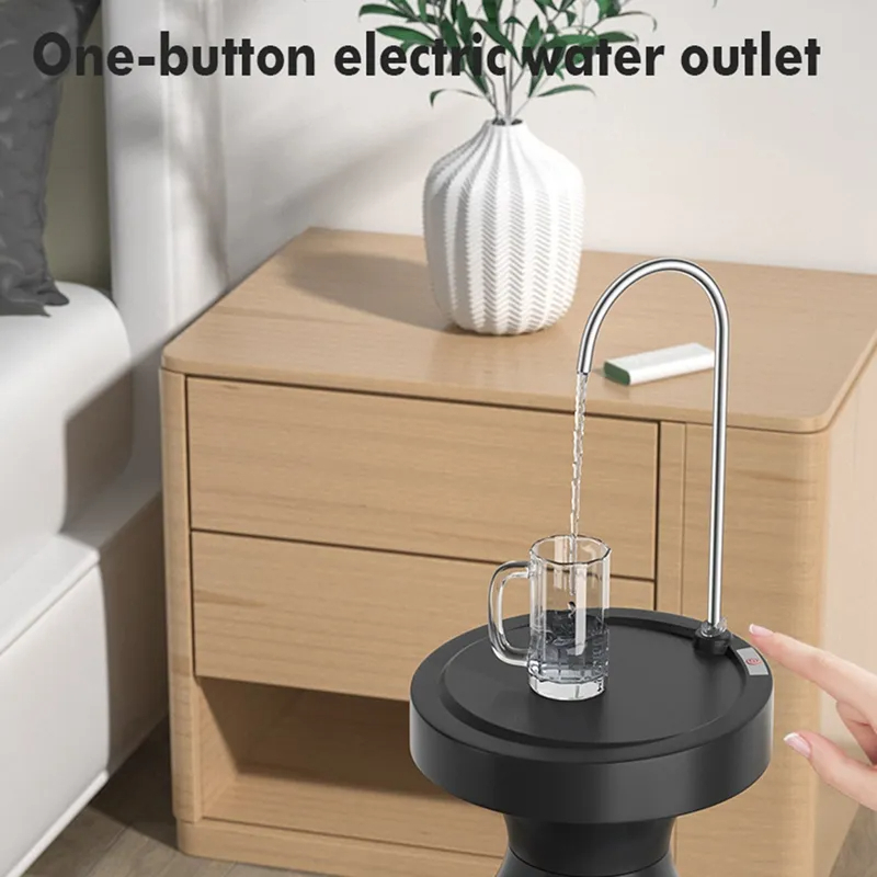 مضخة قارورة مياه اتوماتيك بوصلة يو اس بي قابلة لاعادة الشحن