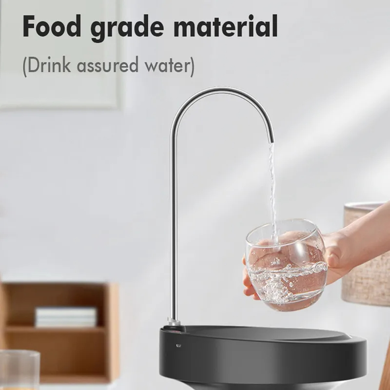 مضخة قارورة مياه اتوماتيك بوصلة يو اس بي قابلة لاعادة الشحن