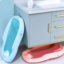 كرسي استحمام للاطفال برجل قابلة للطي سيليكون ناعم علي بشرة الطفل