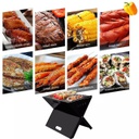 شواية الفحم المحمولة والقابلة للطي لشواء رائع في أي مكان